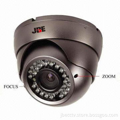 CCTV IR Dome Camera with Metal Housing, 1/3-inch Sony CCD Image Sensor and PAL/NTSC System